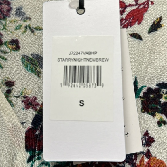 LUQ Rhee Tie Front Top NWT! - Picture 5 of 5